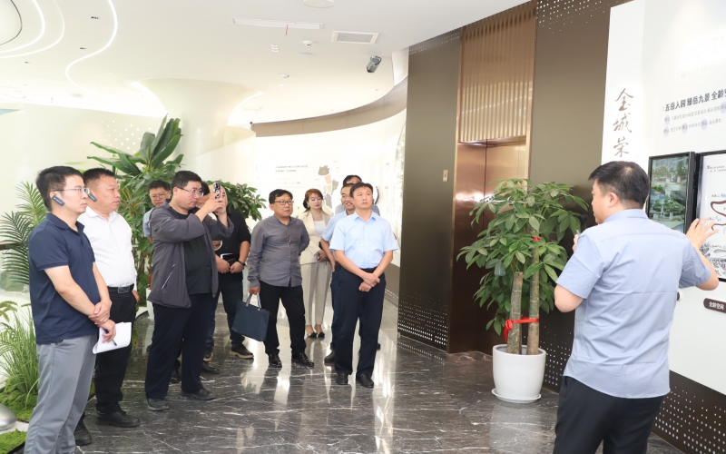 金城荣基·臻岳迎接淄博市高品质住宅检查专家组现场核查